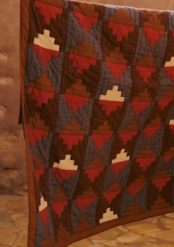 TOAST Stacked Check Patchwork Quilt- Textiles|Blankets & Throws