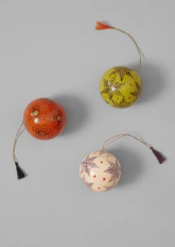 TOAST Starburst Hand Painted Bauble- Christmas Decorations
