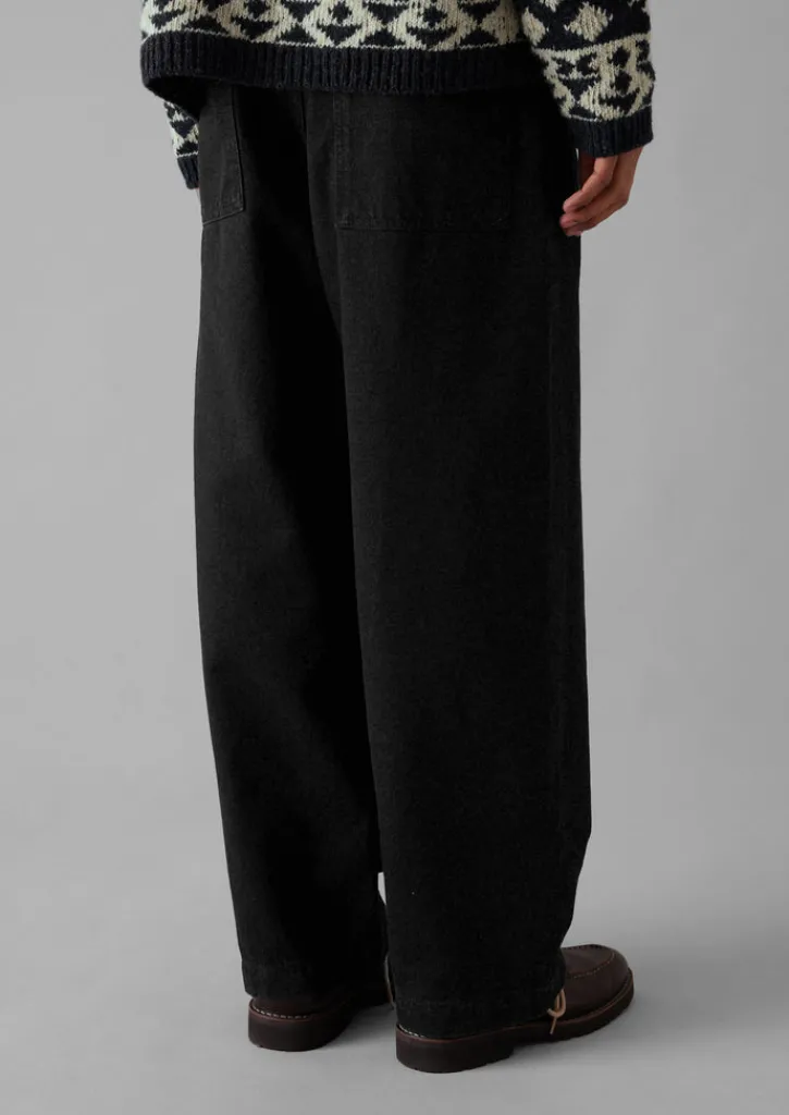 TOAST Straight Leg Denim Trousers- Denim|Trousers