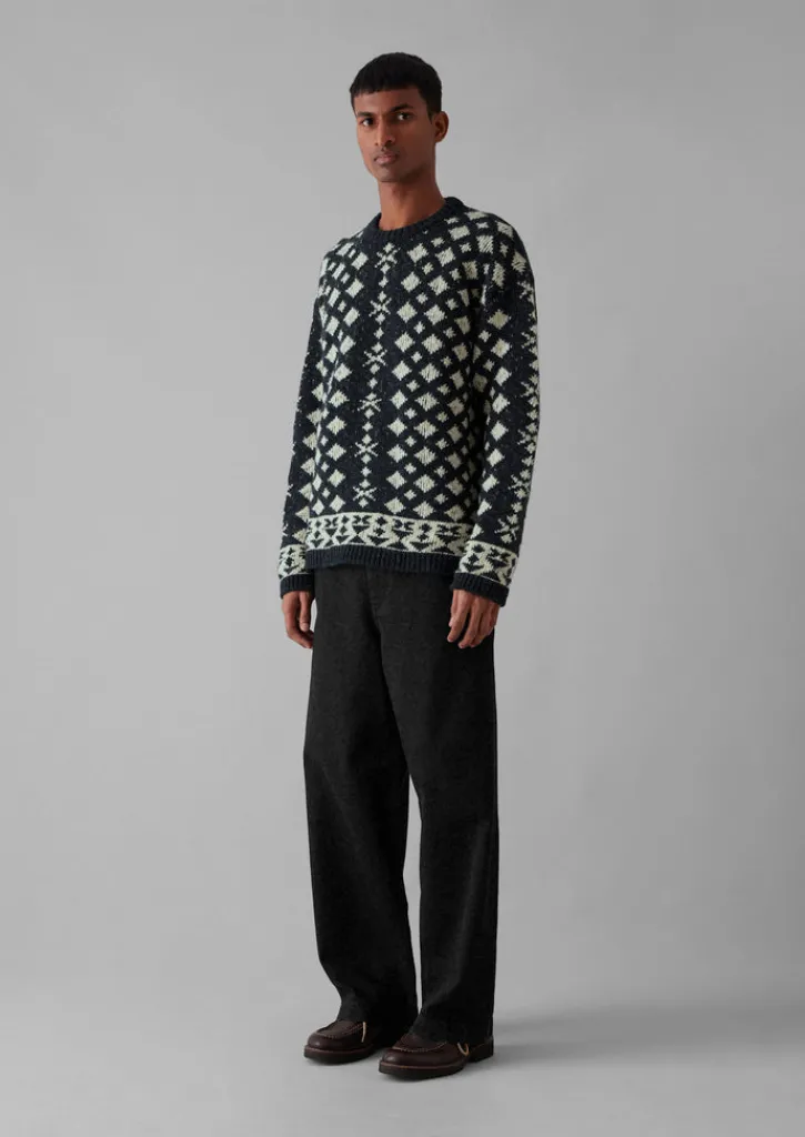 TOAST Straight Leg Denim Trousers- Denim|Trousers