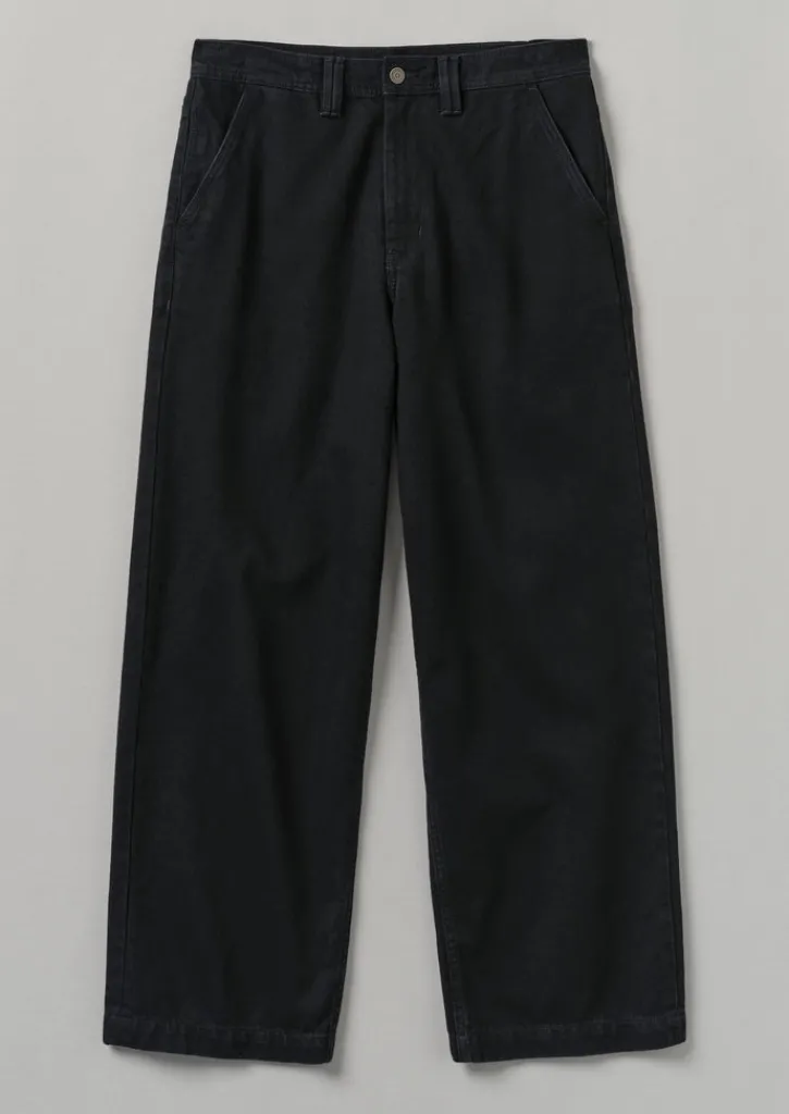 TOAST Straight Leg Denim Trousers- Denim|Trousers