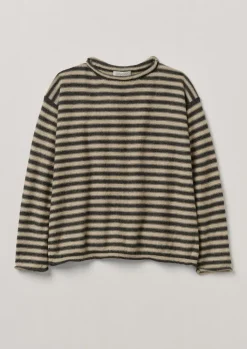 TOAST Stripe Alpaca Wool Sweater-Women Loungewear|Knitwear