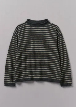 TOAST Stripe Alpaca Wool Sweater-Women Loungewear|Tops & Tees