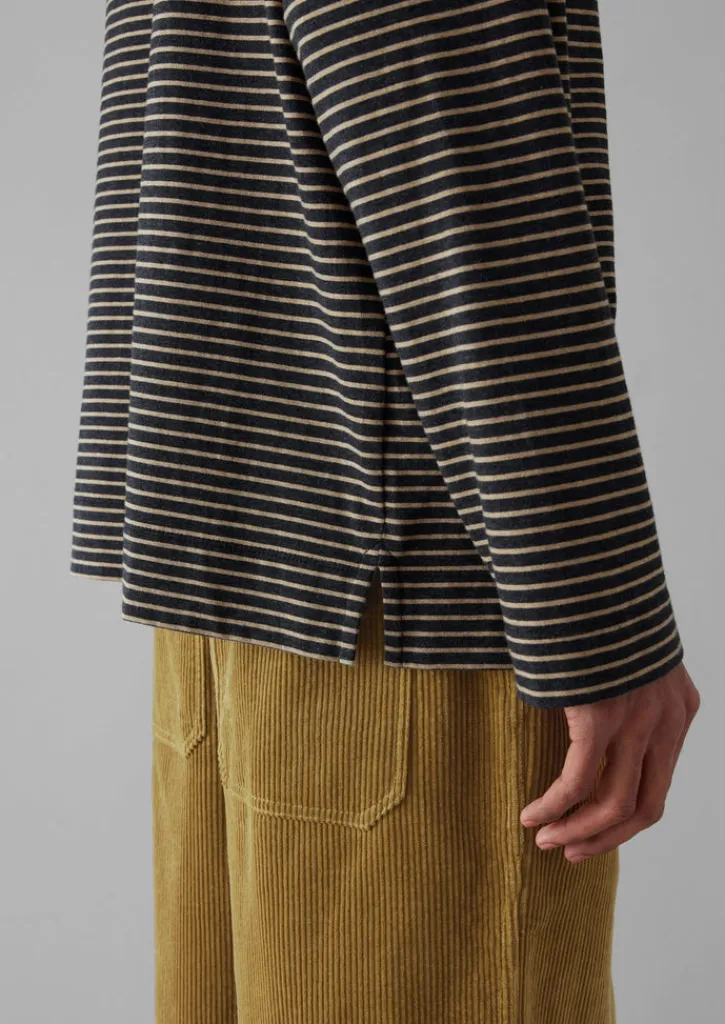 TOAST Stripe Cotton Jersey Long Sleeve Tee- Tops & Tees