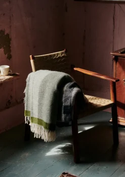 TOAST Stripe Edge Wool Blanket- Textiles|Blankets & Throws