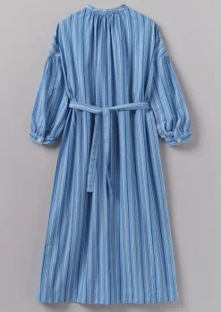 TOAST Stripe Poplin Gathered Dress-Women Dresses