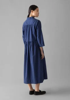 TOAST Stripe Poplin Shirt Dress-Women Dresses