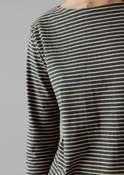 TOAST Stripe Soft Cotton Long Sleeve Tee-Women Jersey|Tops & Tees
