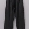 TOAST Suki Wool Cotton Seersucker Check Trousers-Women Trousers
