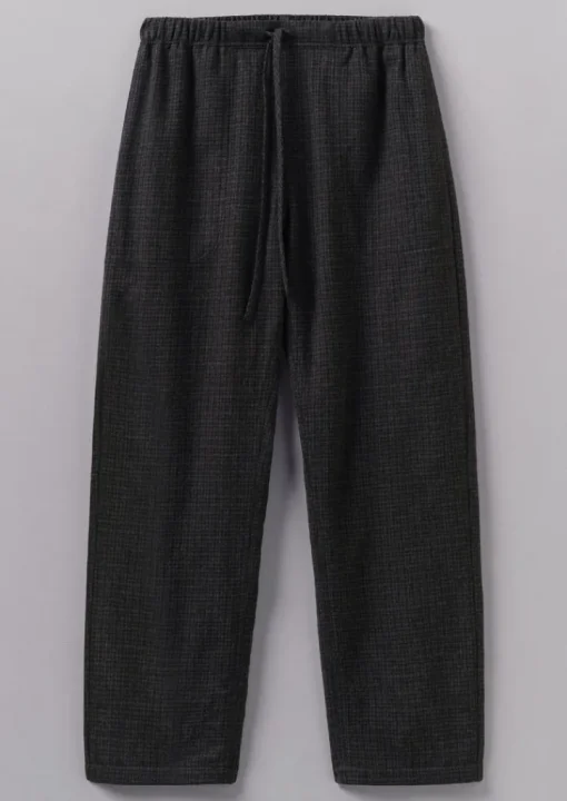 TOAST Suki Wool Cotton Seersucker Check Trousers-Women Trousers