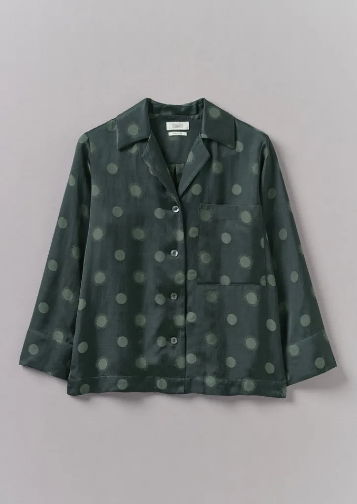 TOAST Sun and Moon Jacquard Shirt-Women Shirts|Tops & Tees