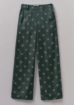 TOAST Sun and Moon Jacquard Trousers-Women Trousers