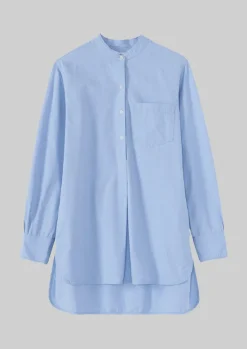 TOAST Taro Cotton Oxford Long Shirt-Women Workwear|Shirts