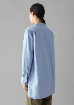 TOAST Taro Cotton Oxford Long Shirt-Women Workwear|Shirts