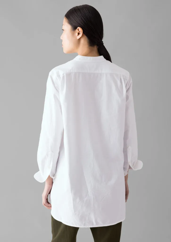 TOAST Taro Cotton Oxford Long Shirt-Women Workwear|Shirts