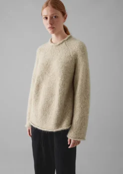 TOAST Textured Cotton Alpaca Sweater-Women Jersey|Loungewear