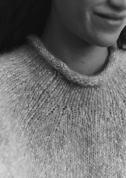 TOAST Textured Cotton Alpaca Sweater-Women Jersey|Loungewear
