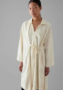 TOAST Textured Cotton Poplin Wrap Shirt-Women Tops & Tees