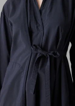 TOAST Textured Cotton Poplin Wrap Shirt-Women Shirts|Tops & Tees