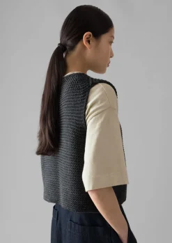 TOAST Textured Knit Gilet-Women Knitwear