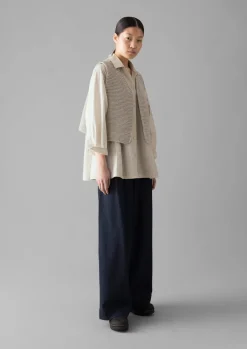 TOAST Textured Knit Gilet-Women Knitwear