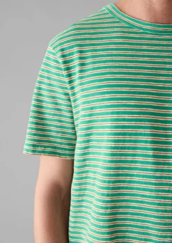 TOAST Theo Organic Cotton Stripe Short Sleeve Tee- Tops & Tees