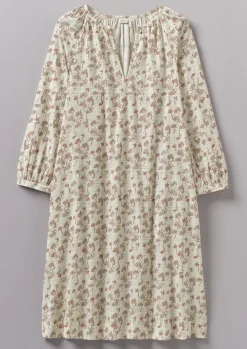TOAST Trellis Floral Block Print Nightdress-Women Nightwear|Loungewear