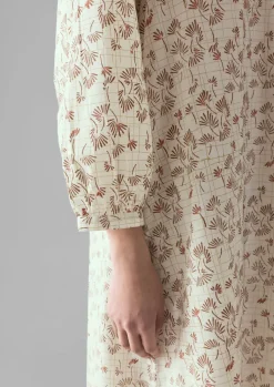 TOAST Trellis Floral Block Print Nightdress-Women Nightwear|Loungewear