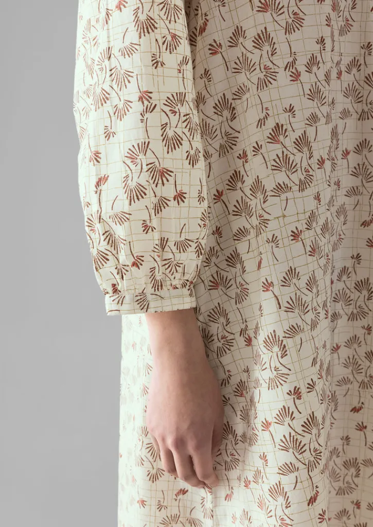 TOAST Trellis Floral Block Print Nightdress-Women Nightwear|Loungewear