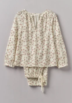 TOAST Trellis Floral Block Print Pyjamas-Women Nightwear