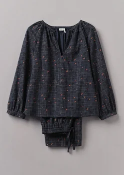 TOAST Trellis Floral Block Print Pyjamas-Women Nightwear