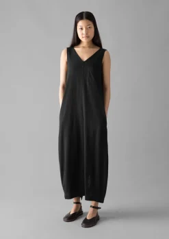 TOAST V-Neck Cotton Jersey Dress-Women Loungewear|Dresses
