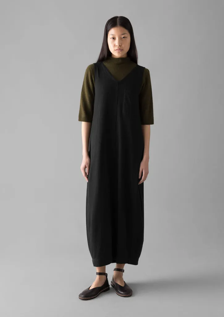 TOAST V-Neck Cotton Jersey Dress-Women Loungewear|Dresses