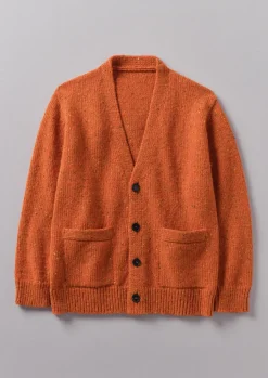 TOAST V-Neck Donegal Wool Cardigan- Knitwear