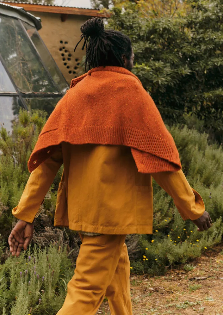 TOAST V-Neck Donegal Wool Cardigan- Knitwear