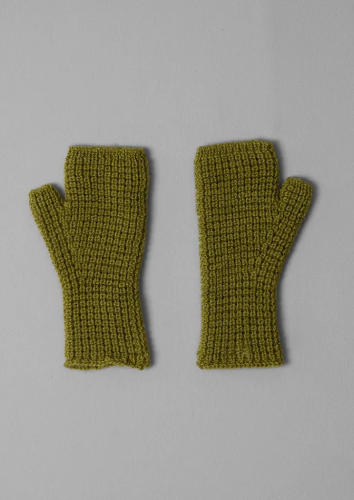 TOAST Waffle Stitch Fingerless Gloves-Women Hats, Scarves & Gloves