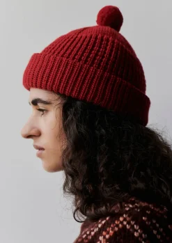 TOAST Waffle Stitch Wool Beanie-Women Hats, Scarves & Gloves