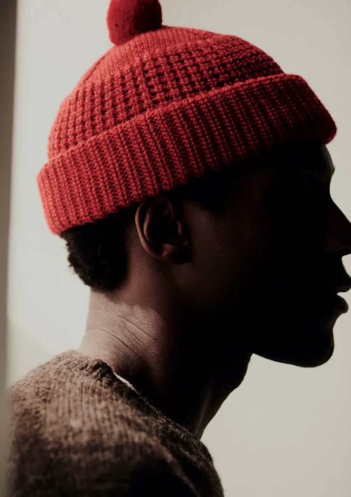 TOAST Waffle Stitch Wool Beanie-Women Hats, Scarves & Gloves