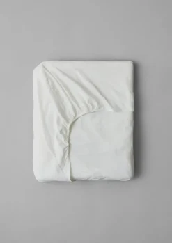 TOAST Washed Linen Cotton Fitted Sheet- Textiles|Bed Linen