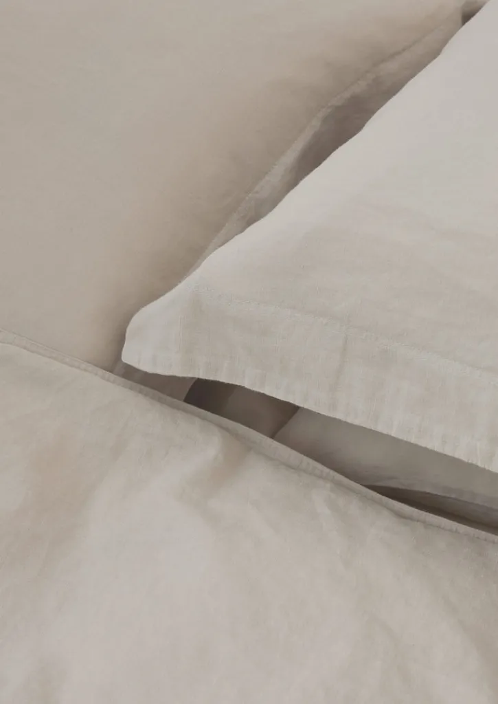 TOAST Washed Linen Cotton Oxford Pillowcase Set- Textiles|Bed Linen