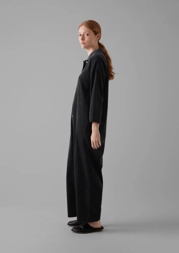 TOAST Wide Leg Organic Cord Jumpsuit-Women Loungewear|Jumpsuits