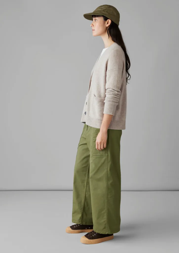 TOAST Wool Cashmere Boxy Cardigan-Women Cashmere|Knitwear
