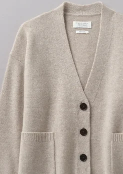 TOAST Wool Cashmere Boxy Cardigan-Women Cashmere|Knitwear