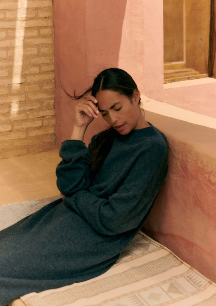 TOAST Wool Cashmere Jumper Dress-Women Cashmere|Loungewear