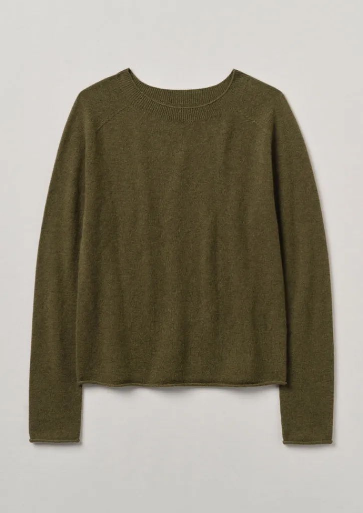 TOAST Wool Cashmere Neat Sweater-Women Knitwear
