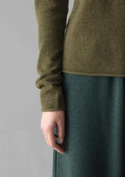TOAST Wool Cashmere Neat Sweater-Women Knitwear
