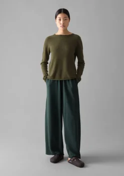 TOAST Wool Cashmere Neat Sweater-Women Knitwear