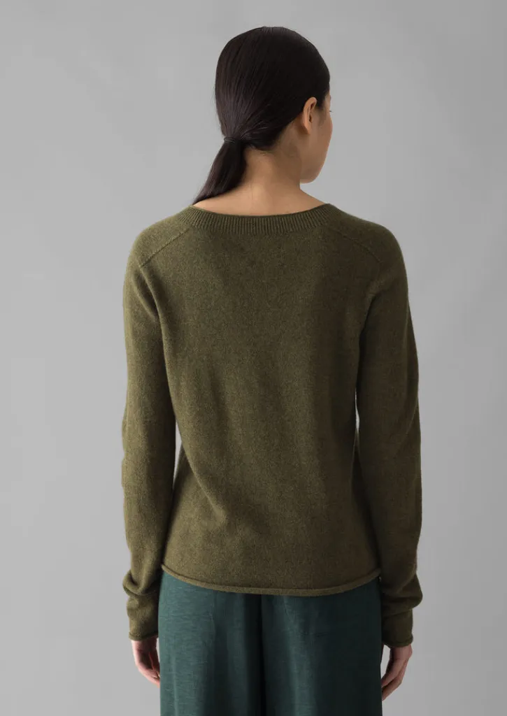 TOAST Wool Cashmere Neat Sweater-Women Knitwear