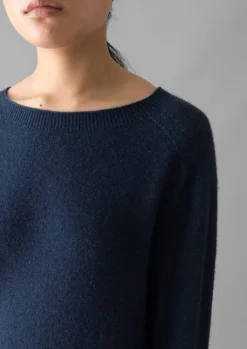 TOAST Wool Cashmere Neat Sweater-Women Knitwear