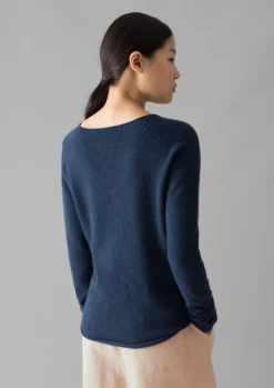 TOAST Wool Cashmere Neat Sweater-Women Knitwear